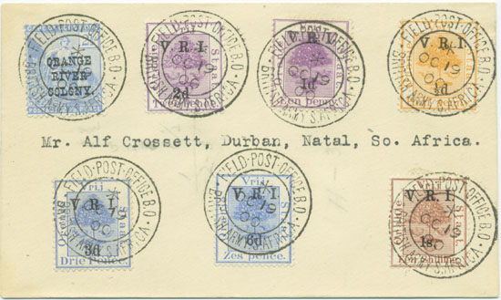 There was much philatelic use by both soldiers and civilians.